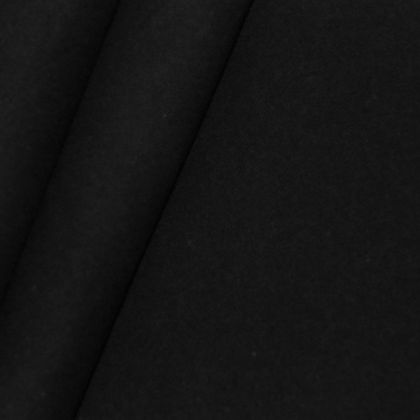 Dekomolton lfm, 3m breit, schwarz, beidseitig gerauht, 160g/m2, flammhemmend